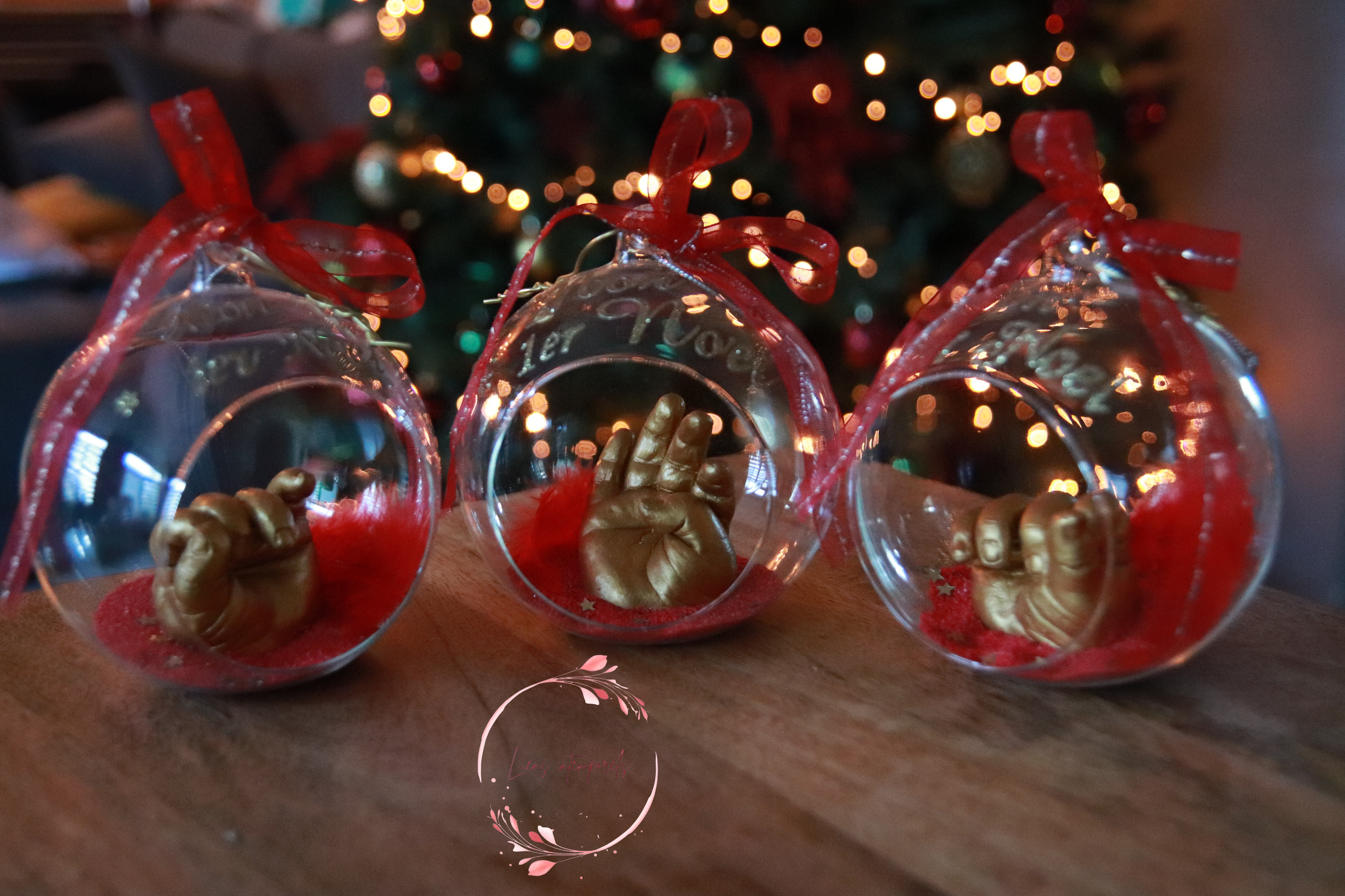 3 boules de noël