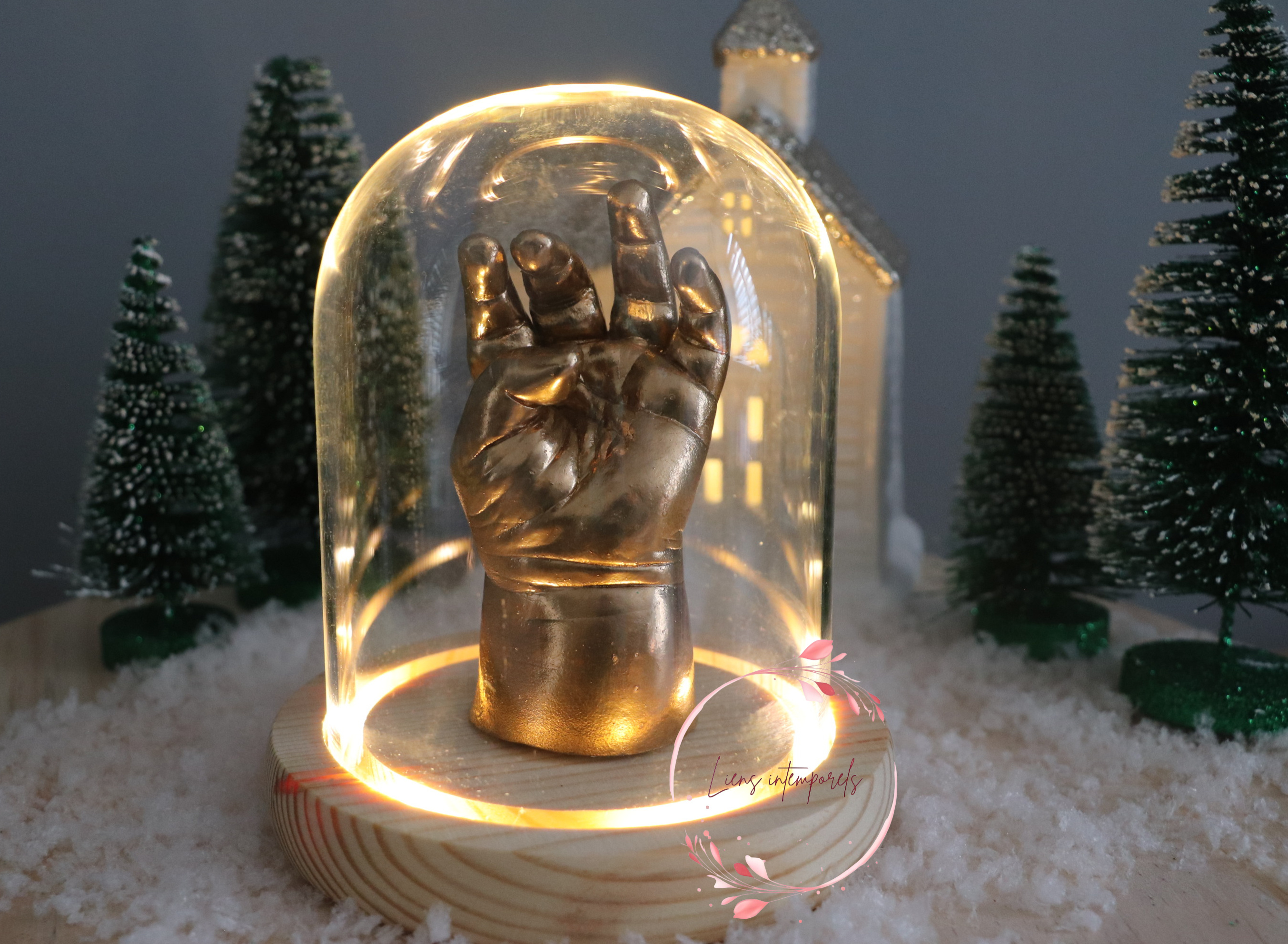 Cloche noel avec LED